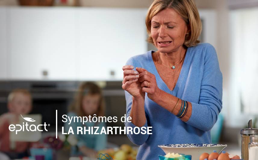 Symptômes de la rhizarthrose ou arthrose du pouce