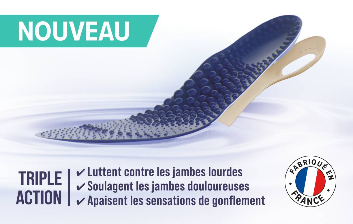Semelles thérapeutiques jambes légères 