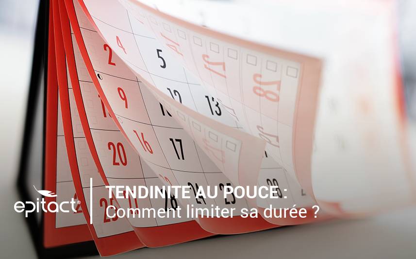 Limiter la durée d'une tendinite au pouce
