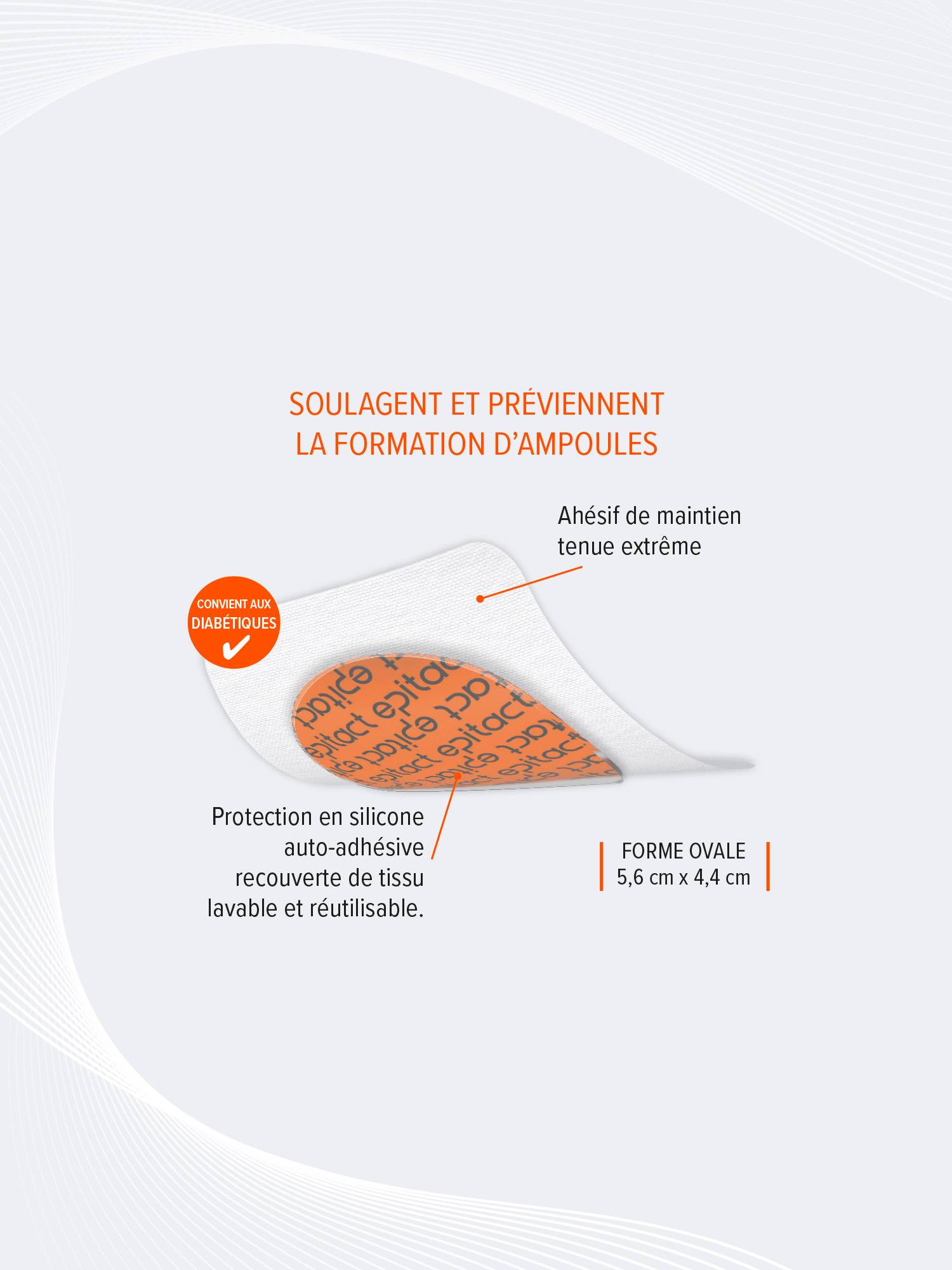 Patchs antiampoule au pied pour le sport Epitact