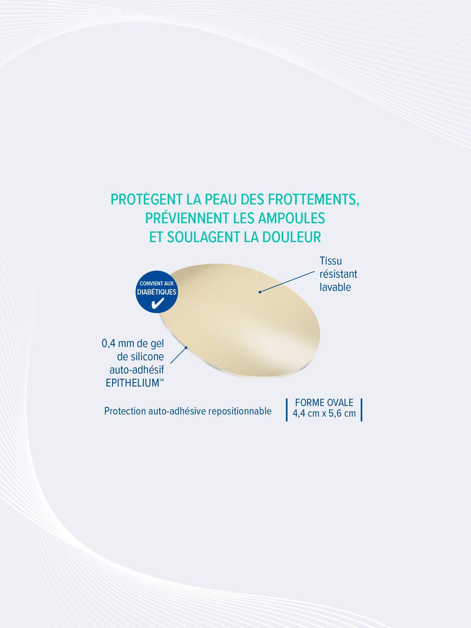 Protection ampoule au pied en silicone Epitact