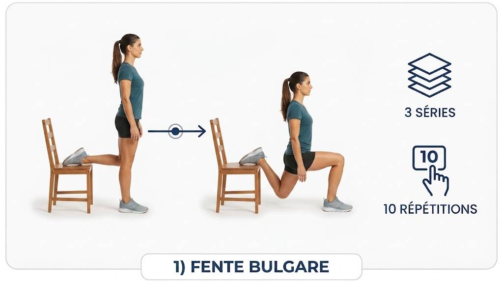 Exercice fentes bulgares