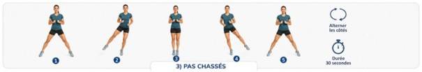 Exercice pas chassés