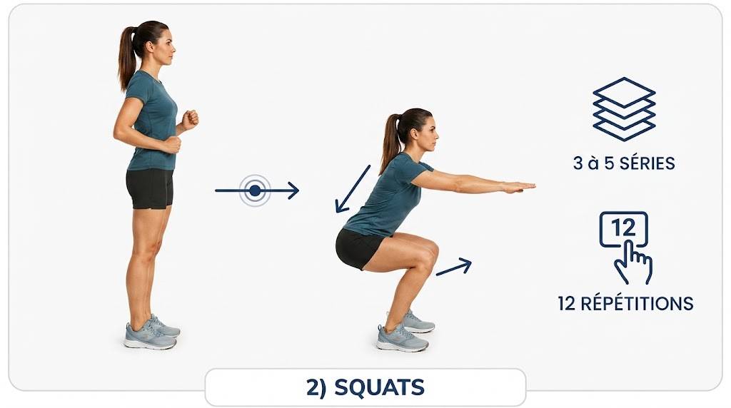 Exercice squats